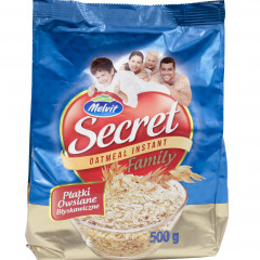 Płatki owsiane Melvit Secret Family błyskawiczne 
