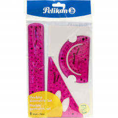 Komplet geometryczny elastyczny Pelikan 3 częściowy