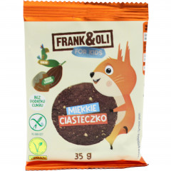 Frank & Oli Miękkie ciasteczko Fo Kids z kakao i orzechem laskowym 35g