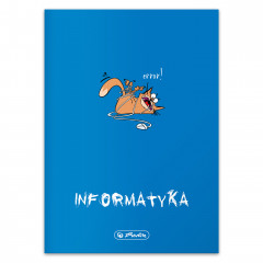 Zeszyt Herlitz ECOPP PRZ Informatyka A5 60k kratka z marginesem