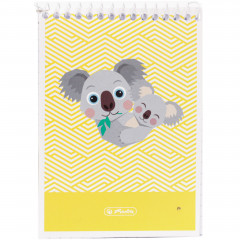 Kołonotatnik herlitz a7 40k kratka cute animals 