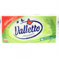 Papier toaletowy Valletto zapachowy zielona herbata 3w 8szt 