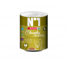 Karma dla psa Spar no1 adult z indykiem 