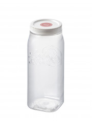 Pojemnik plastikowy kwadratowy zakręcany 1,3l 