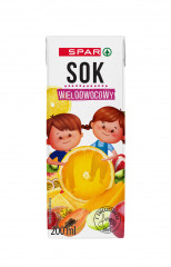 Sok 100% Spar wieloowocowy 