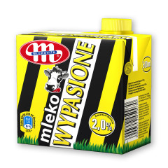 Mlekovita Mleko UHT Wypasione 2% tłuszczu 500 ml