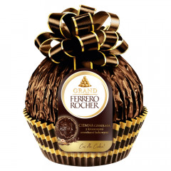 Ferrero Rocher Grand Figurka z ciemnej czekolady z kruszonymi orzechami laskowymi 125 g