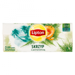 Herbata ziołowa Lipton Skrzyp z pomarańczą 20 torebek 20 g