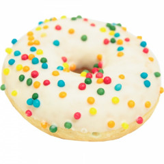 Donut wypiek z groszkami 