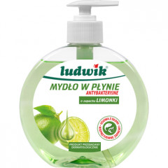 Ludwik antybakteryjne mydło w płynie o zapachu limonki 380ml