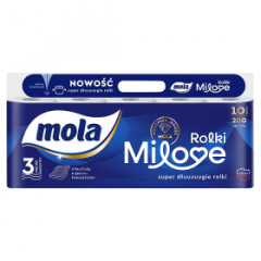 Papier toaletowy Mola Milove 200l 3w 10szt 