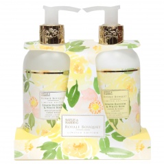 Zestaw baylis&harding biała róża i kw.cyt. mydło 300ml + lotion 300ml 