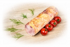 Rolada pamso z kurczaka pieczona z żurawiną 