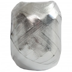 Wstążka kłęb.15m srebrna 