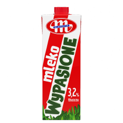 Mlekovita Mleko UHT 3,2% tłuszczu Wypasione  1l