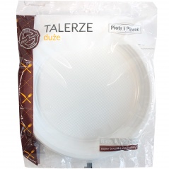 Talerze jednorazowe duże/8szt 