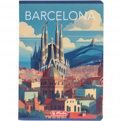 Zeszyt Herlitz Retro City A5 60k linia z marginesem