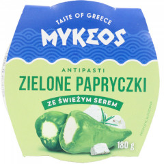 Antipasti Mykeos zielone papryczki z serem 