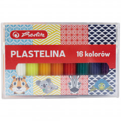 Herlitz plastelina 16 kolorów cute animals