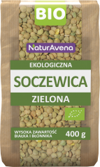 Soczewica naturavena zielona bio 400g 