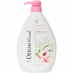 Żel pod prysznic dermomed biała brzoskwinia i plumeria 