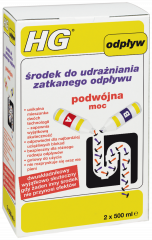 Środek do udrażniania HG zatkany odpływ 1l 