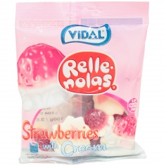 Żelki strawberries with cream 