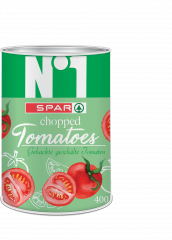 Pomidory Spar No1 krojone bez skórki w soku pomidorowym 