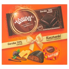 Wawel Bombonierka Kasztanki 350g + Czekolada Gorzka 70% 100g