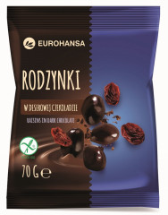 Rodzynki.czekoladzie deserowej Eurohansa 