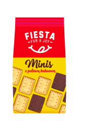 Ciastka Fiesta herbatniki z polewą kakaową 