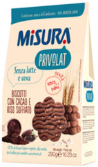 Ciastka bez mleka i jaj pełnoziarniste Misura 