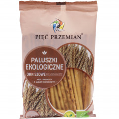 Paluszki Pięć Przemian bio orkiszowe pełnoziarniste 