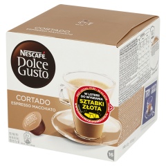 Nescafé Dolce Gusto Cortado Espresso Macchiato Pełne mleko w proszku z kawą 100,8 g (16 x 6,3 g)