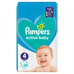 Pampers pieluchy ab vp s4 49szt 