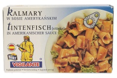 Kalmary w sosie amerykańskim 