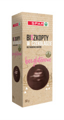 Spar biszkopty w czekoladzie bez dodatku cukrów 