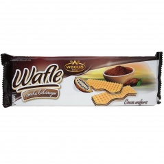 Wafle Wacuś o smaku kakaowym z kremem kakaowym 