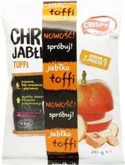 Chrupiące plasterki jabłka z toffi 
