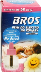 Płyn na komary bros do elektrofumigatora 60 nocy dla dzieci 1+ 40ml 