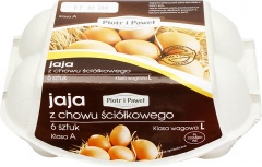 Jaja z chowu ściółkowego L Piotr i Paweł