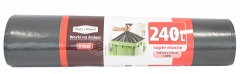 Worki na smieci czarne 240l 
