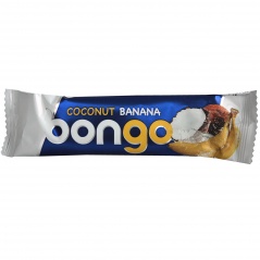 Baton kokosowy z bananem w polewie z mlecznej czekolady 