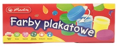 Farby plakatowe 10 kolorów 