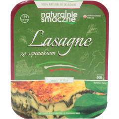 Danie " Naturalnie smaczne " lasagne ze szpinakiem 
