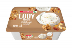 Lody Spar smak śmietankowy z bakaliami 