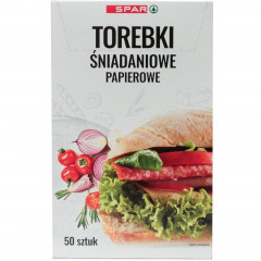 Torebki śniadaniowe Spar kartonik 