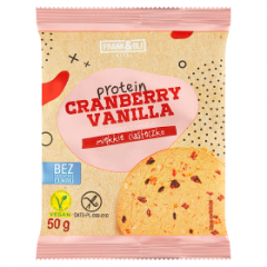 Frank & Oli Ciastko Protein Cranberry Vanilla 50g