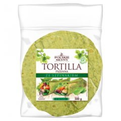 Tortilla polskie młyny ze szpinakiem 300g 