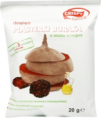 Chrupiące plasterki buraka o smaku winegret 